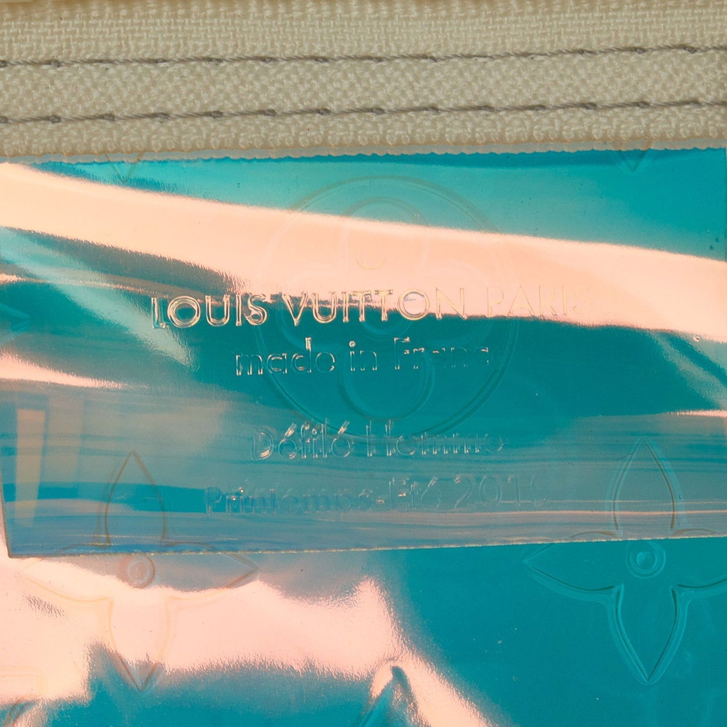 LOUIS VUITTON Monogram Prism Keepall Bandouliere 50 Travel Bag