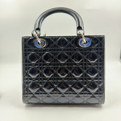 Christian Dior LadyDior Medium Patent leather Bag TWS