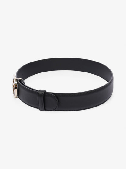 Gucci Interlocking G Belt Black / Gold Leather 70cm / 28"