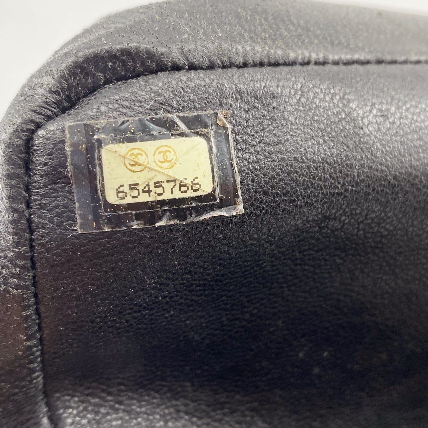 Chanel 2.55 chocolate bar rhinestone chain shoulder bag TWS