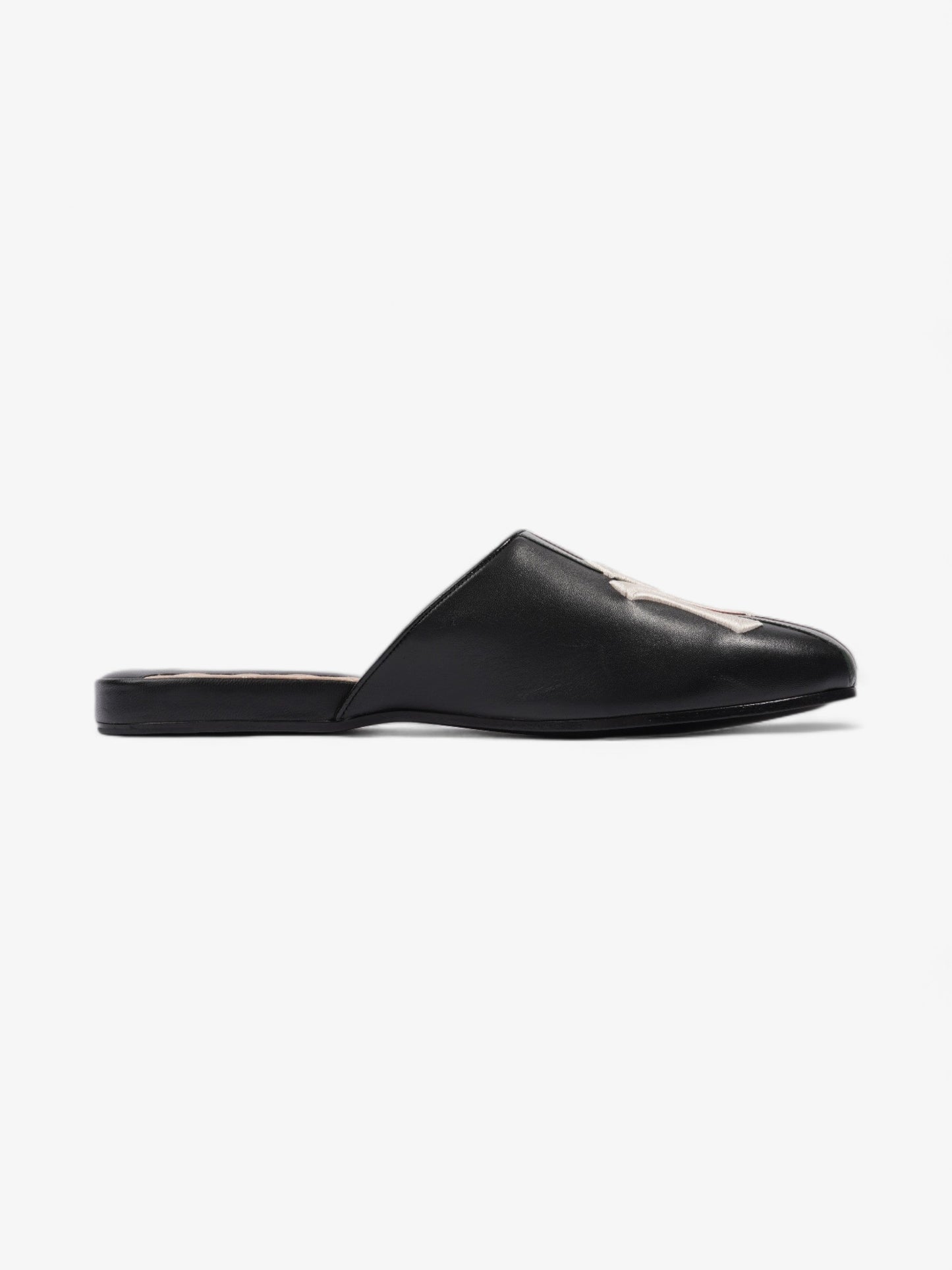 Gucci GG Yankees Loafers Black / Green / Red Leather EU 43 UK 9