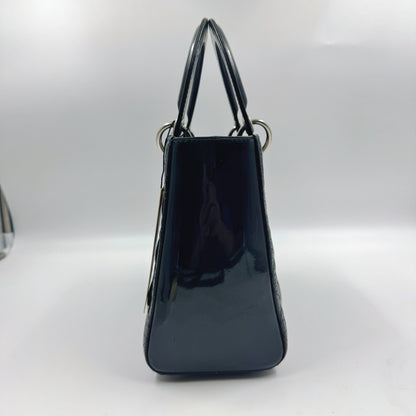 Christian Dior LadyDior Medium Patent leather Bag TWS