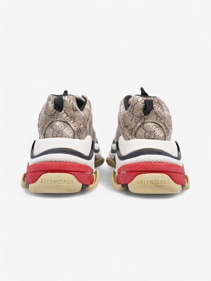 Balenciaga Gucci x Balenciaga Triple s Beige  / White / Black Canvas EU 38 UK 5