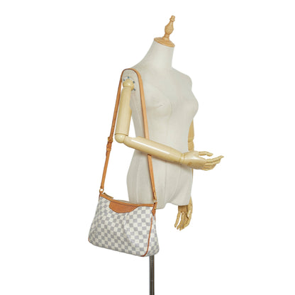 LOUIS VUITTON Damier Azur Siracusa PM Crossbody Bag