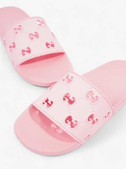 Gucci GG Slides Pink Rubber EU 38 UK 5