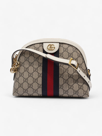 Gucci Ophidia GG Supreme / White Canvas Small