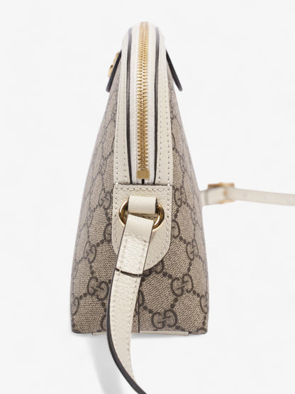 Gucci Ophidia GG Supreme / White Canvas Small