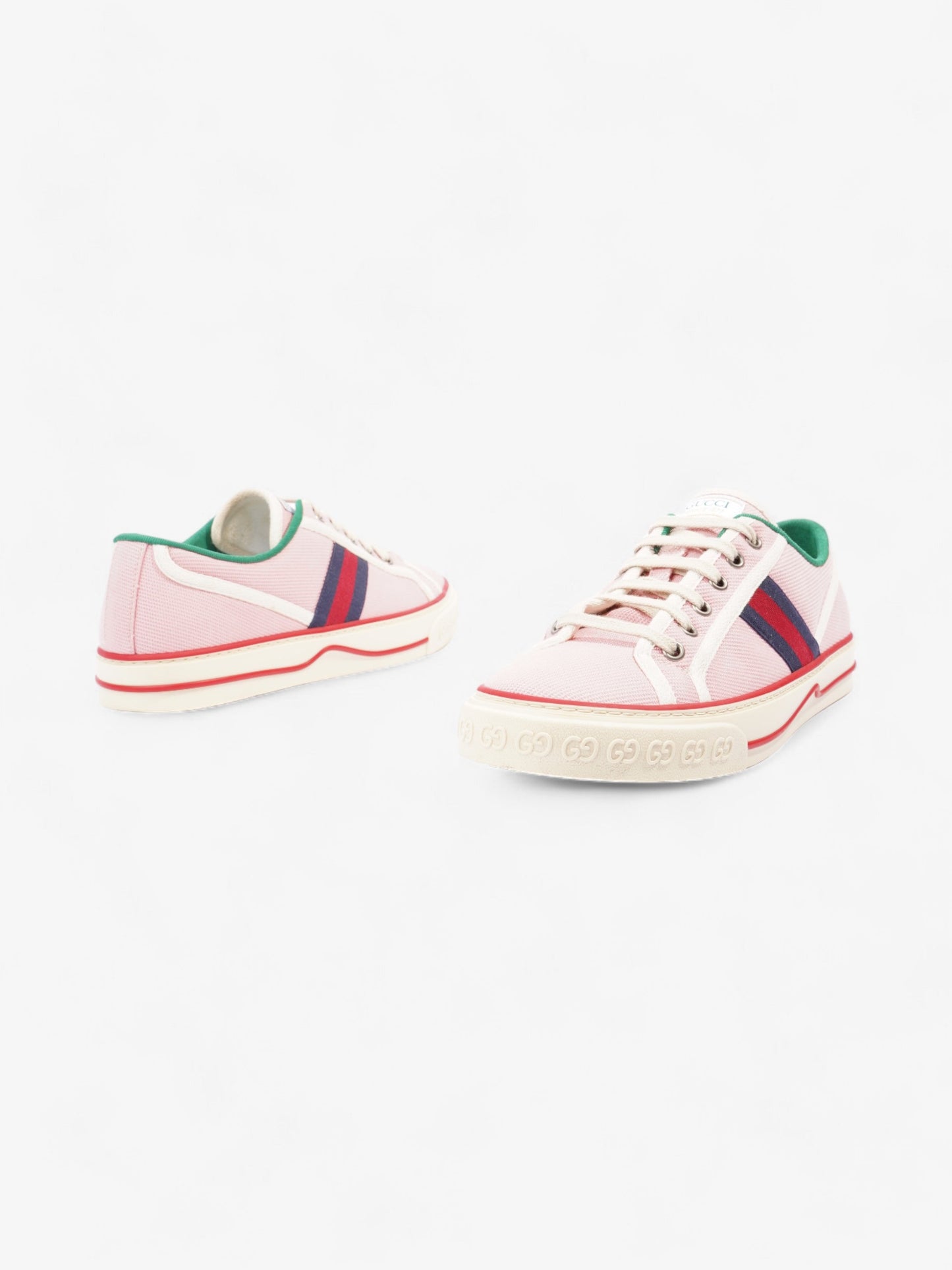 Gucci Tennis 1977 Pink / Green / Red Cotton EU 40 UK 7