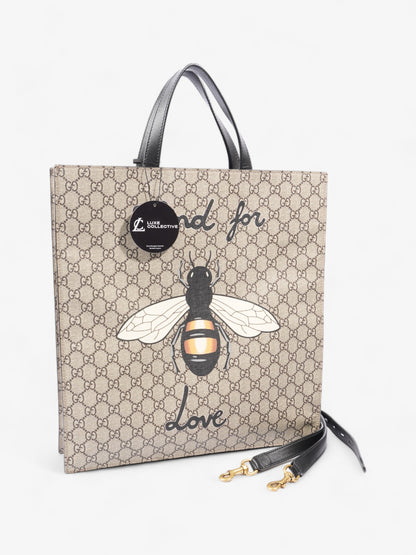 Gucci Blind For Love Beige And Ebony GG Supreme Coated Canvas