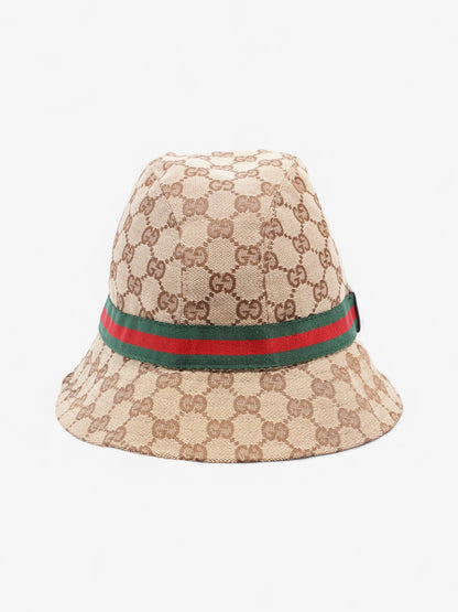 Gucci Original GG Fedora GG Supreme / Red / Green Nylon Large