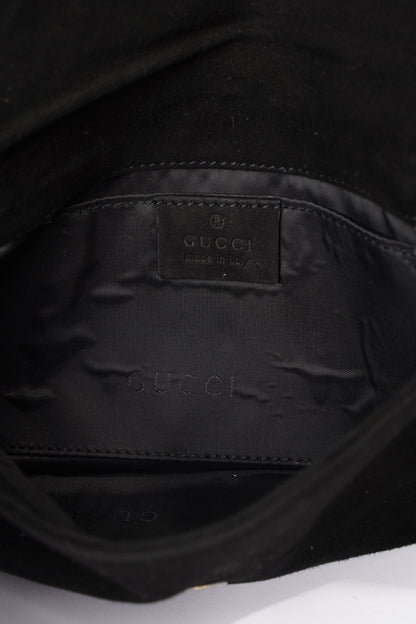 Gucci Flap Chain Black Velvet