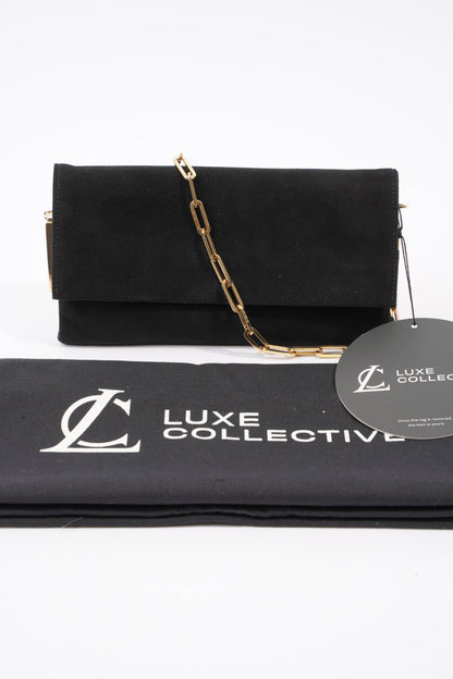 Gucci Flap Chain Black Velvet