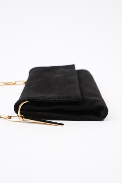 Gucci Flap Chain Black Velvet