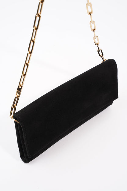 Gucci Flap Chain Black Velvet