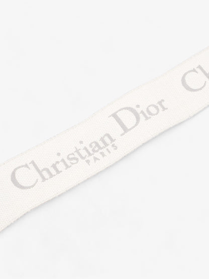 Christian Dior Adjustable Shoulder Strap With Ring Grey Oblique Canvas