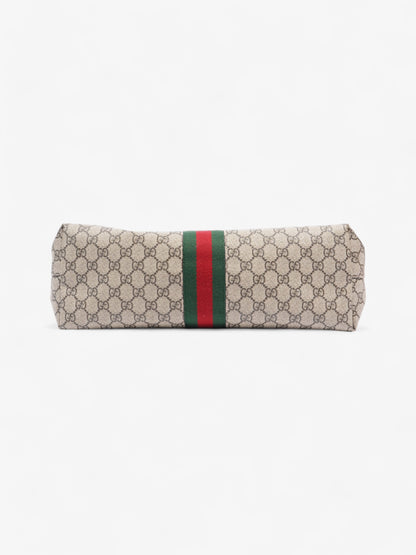 Gucci Ophidia GG Tote GG Supreme / Green / Red Canvas Medium