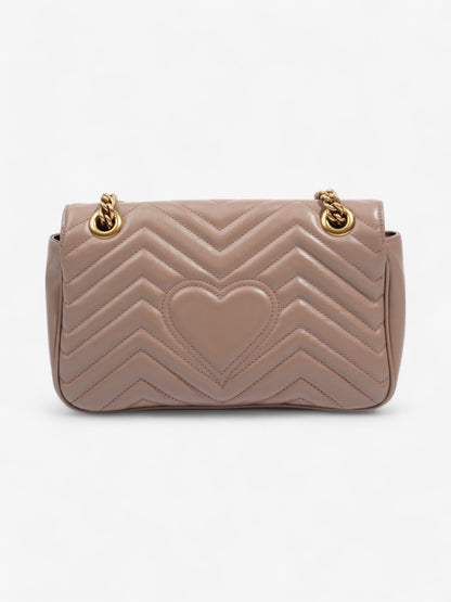 Gucci GG Marmont Rose Beige  Matelasse Leather Small