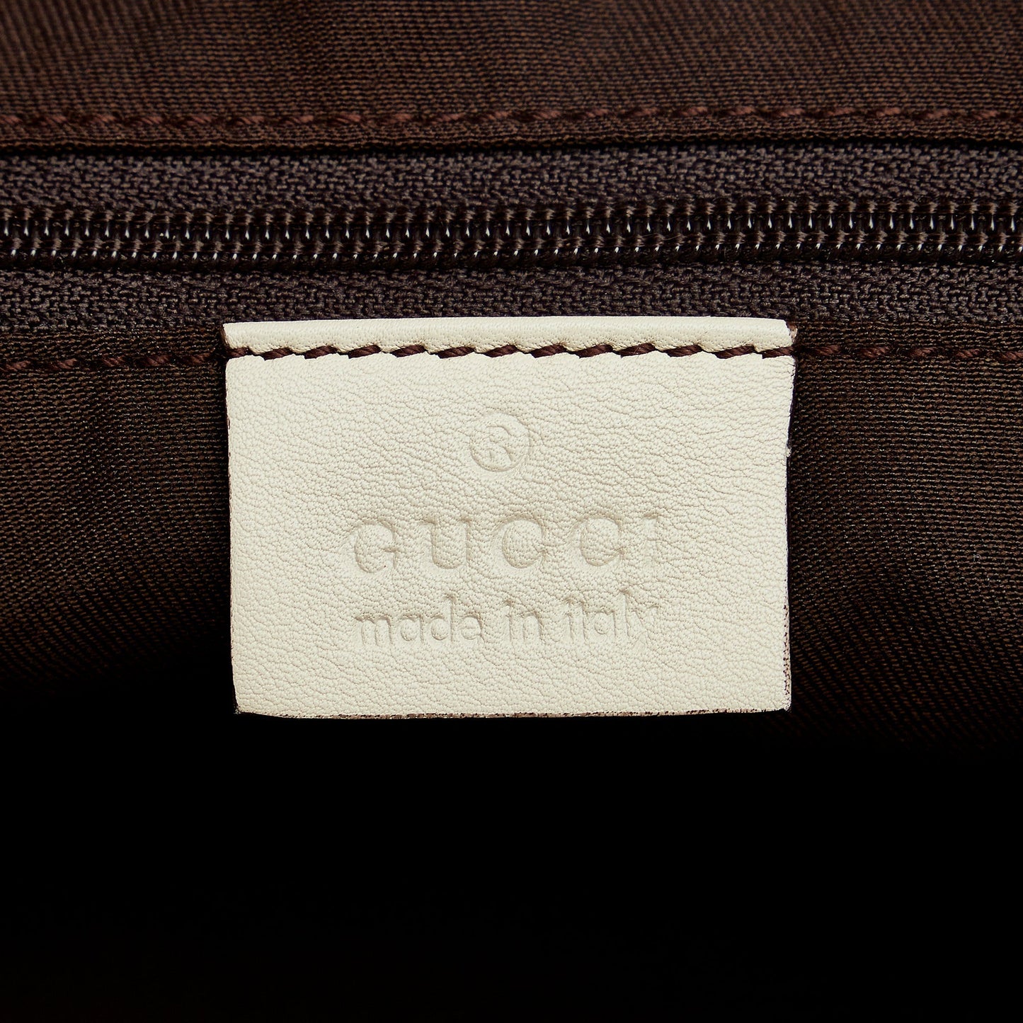 White Gucci Abbey D-Ring Tote