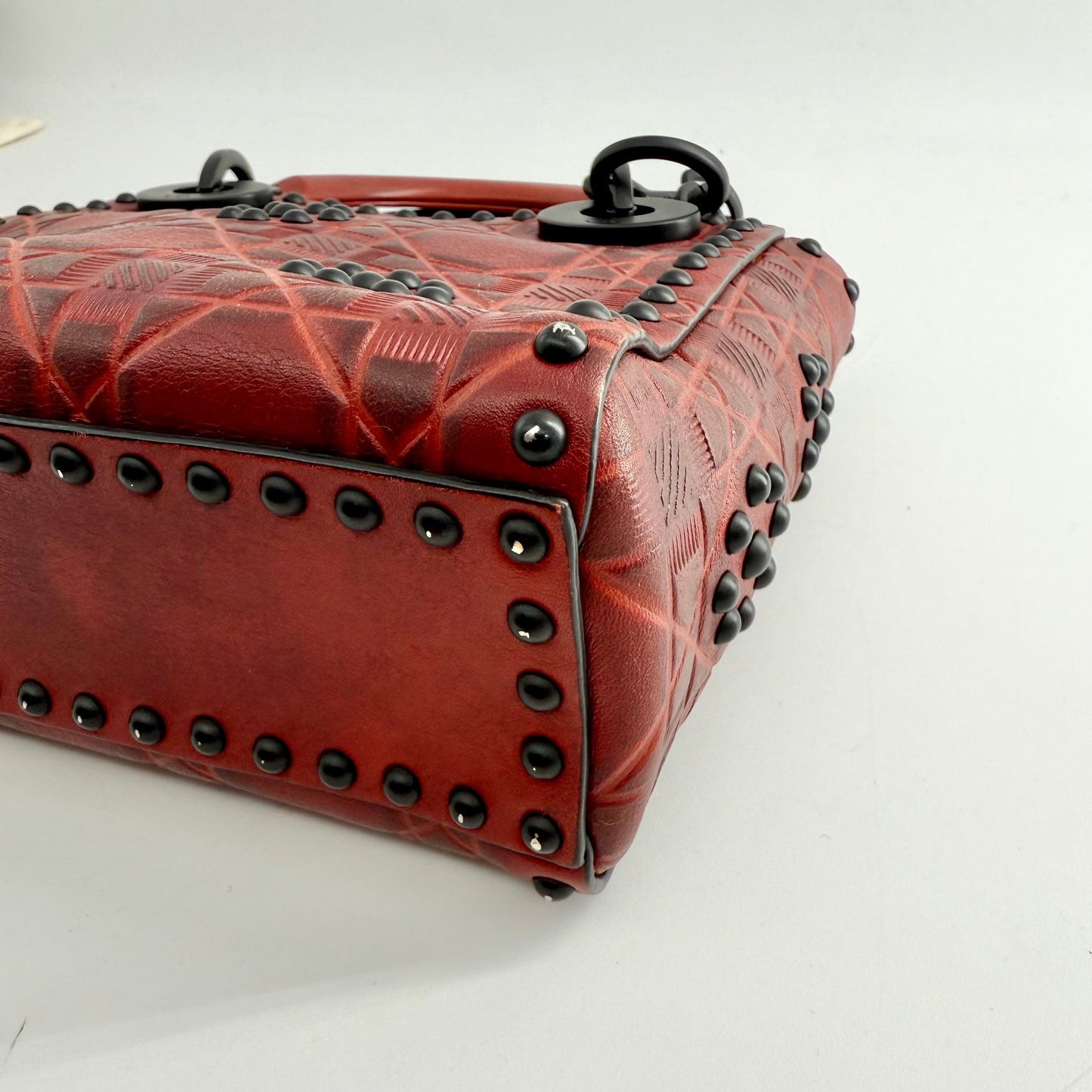 Christian Dior Cruise Collection Mini Studded Flower Ladydior Bag