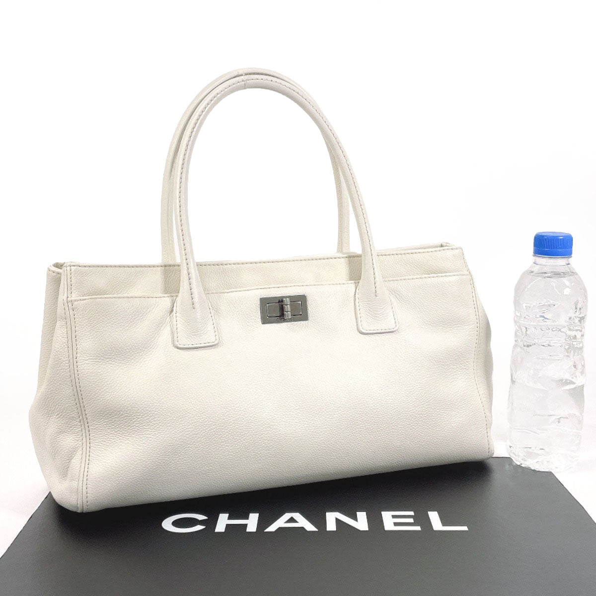 Chanel Mini White Elegant Tote Bag