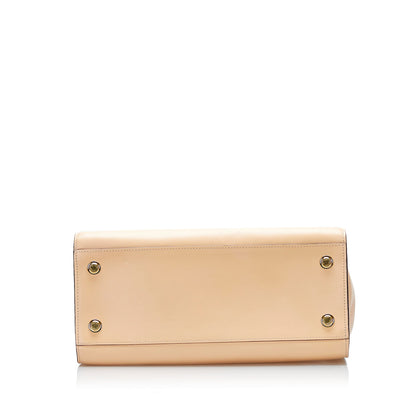 Louis Vuitton City Steamer MM Beige Calfskin