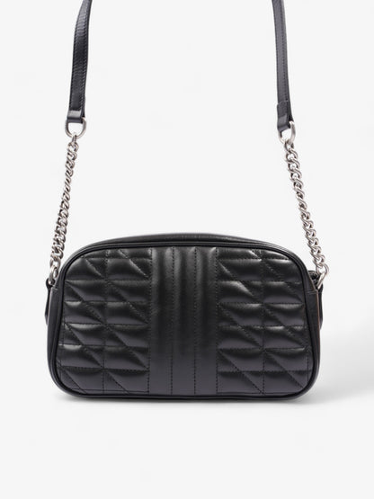 Gucci Marmont Zip Black Matelasse Leather Small