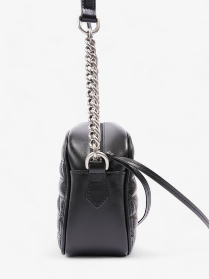 Gucci Marmont Zip Black Matelasse Leather Small