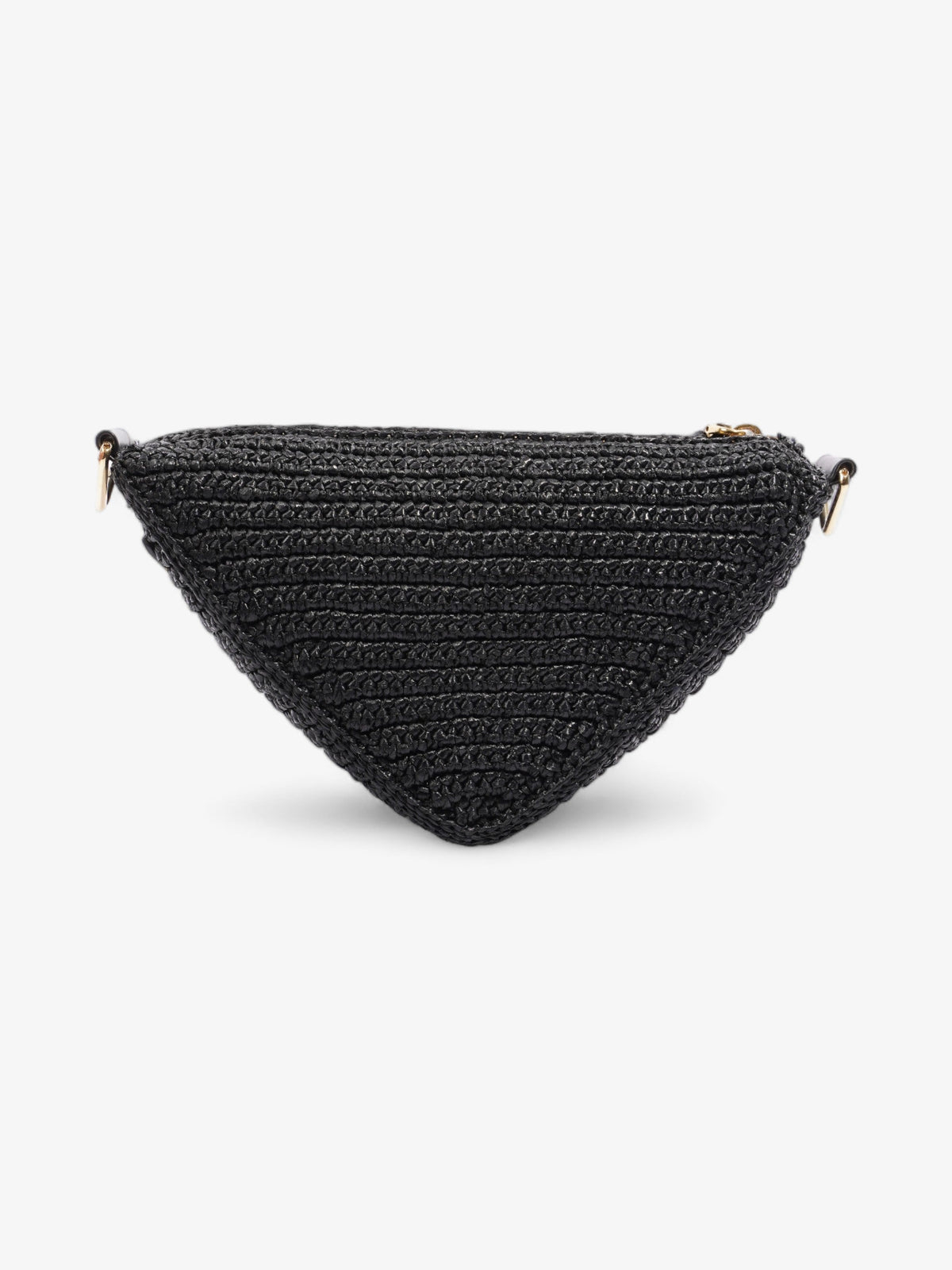 Prada Prada Crochet Black Raffia