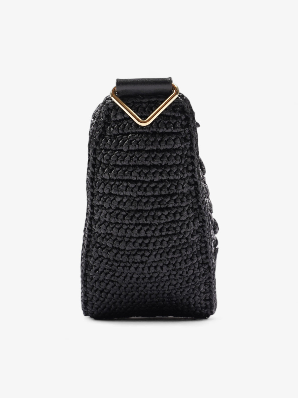 Prada Prada Crochet Black Raffia