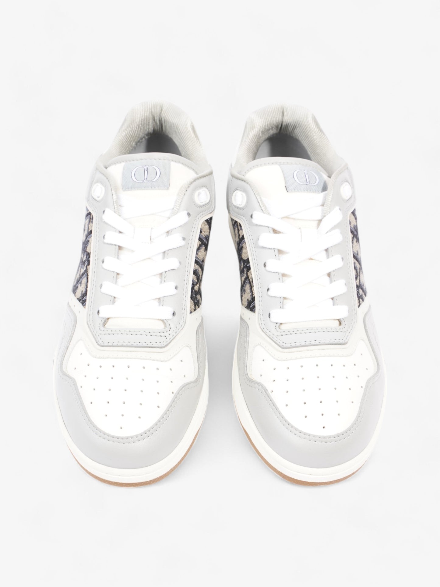 Christian Dior B27 White  / Grey / Black Leather EU 42 UK 8