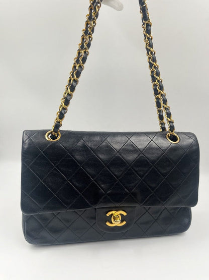 Chanel Classic Flap Small Lambskin Gold Shoulder Bag