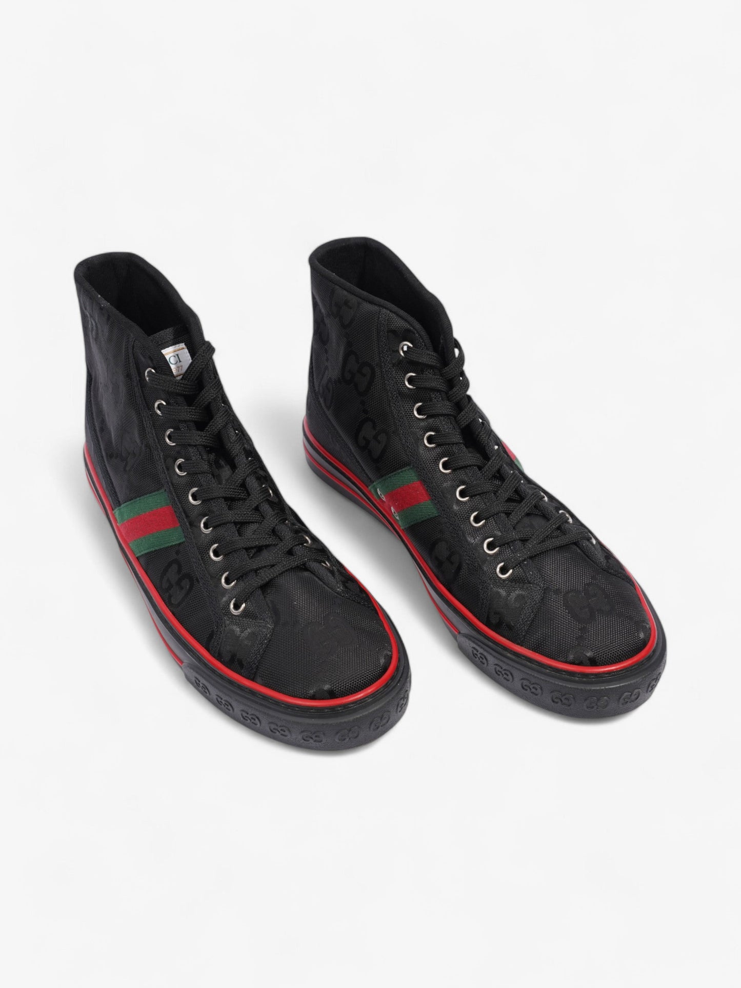 Gucci Off The Grid High-tops Black / Green / Red Canvas EU 44.5 UK 10.5