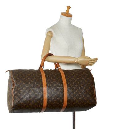LOUIS VUITTON Monogram Keepall 60 Travel Bag