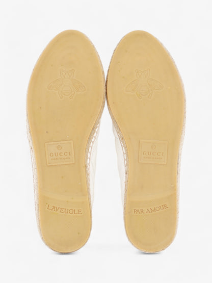 Gucci GG Marmont espadrilles White  Leather EU 38 UK 5