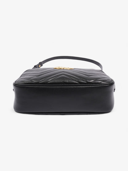Gucci GG Marmont Black Matelasse Leather Small