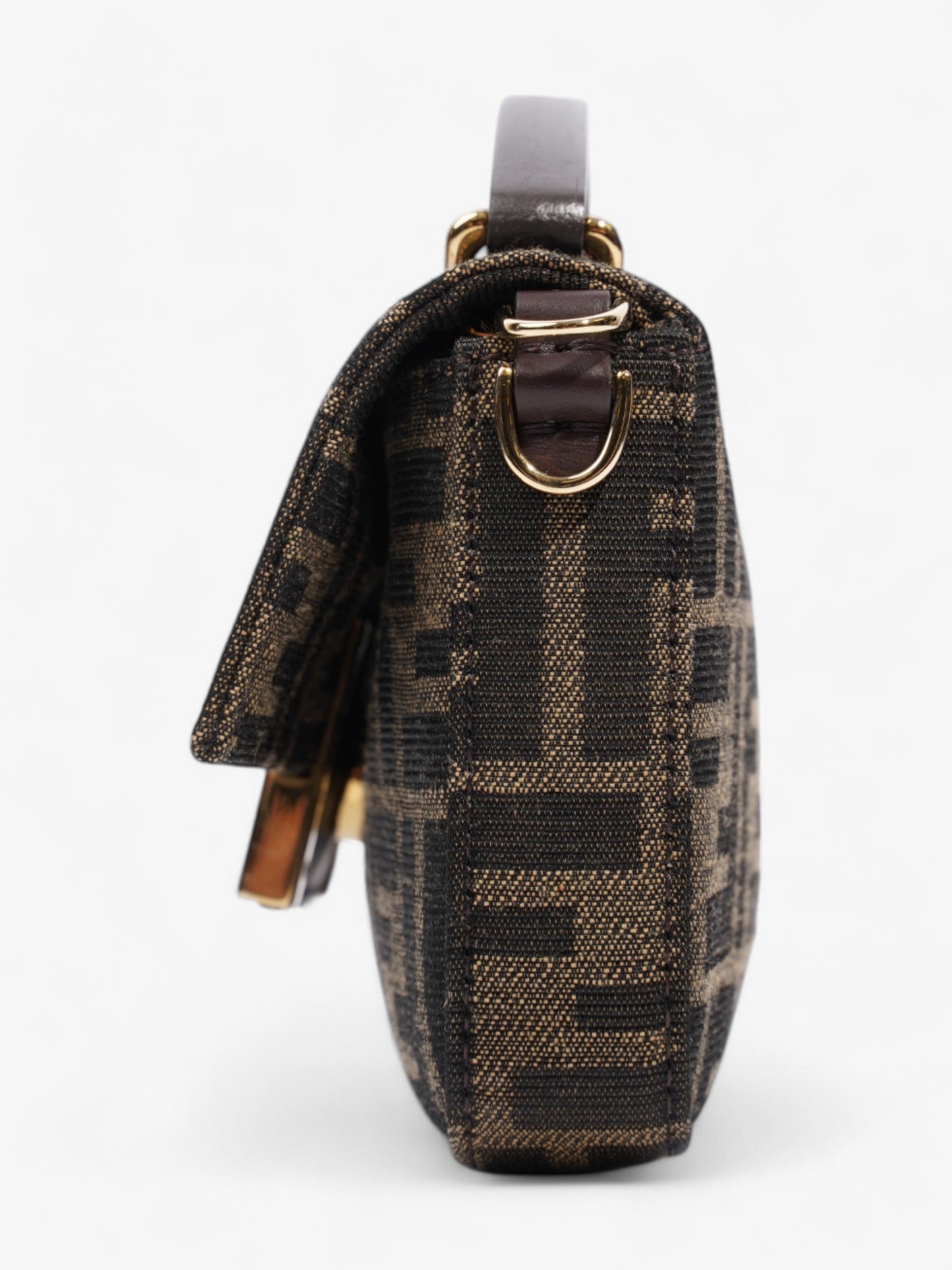 Fendi Baguette Zucca / Brown Fabric Mini