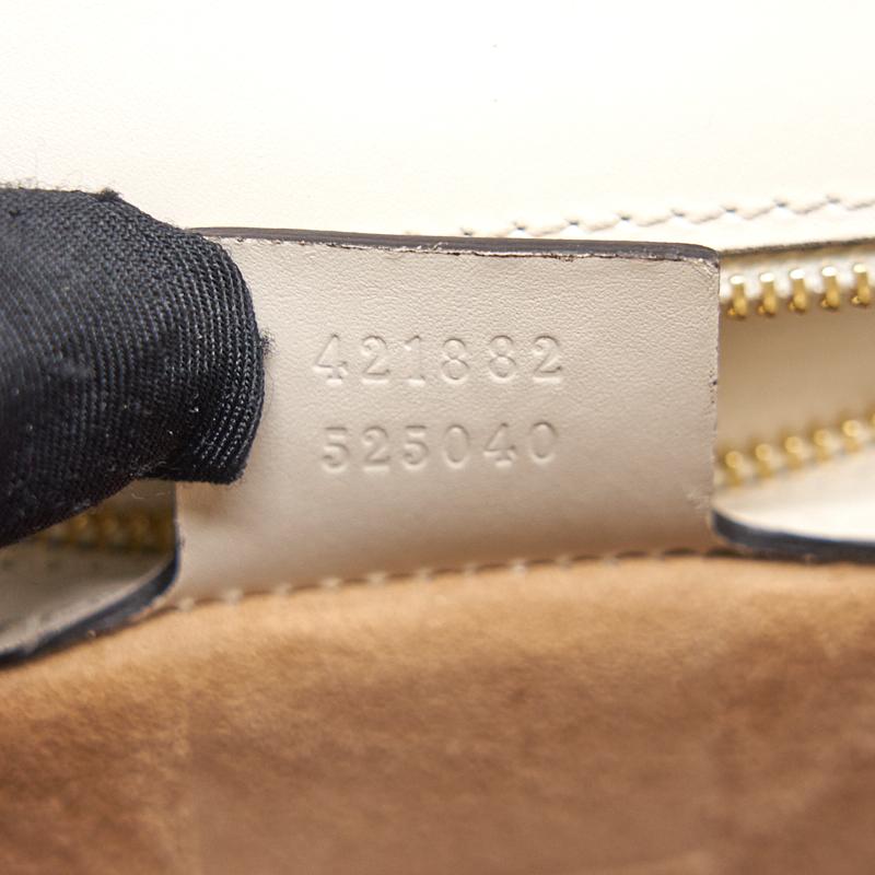 Gucci White Sylvie Small Shoulder Bag