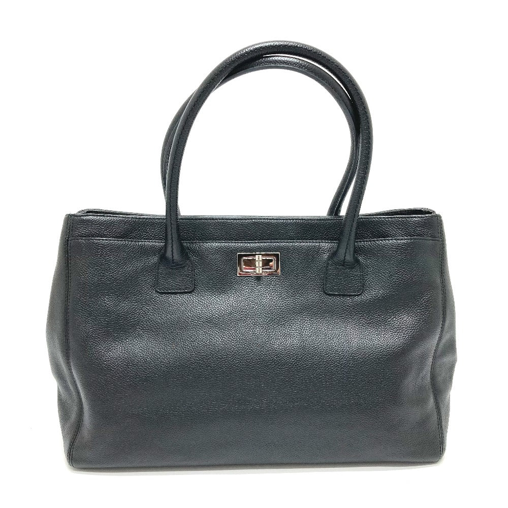 Chanel 30 Leather Black Tote Bag 3