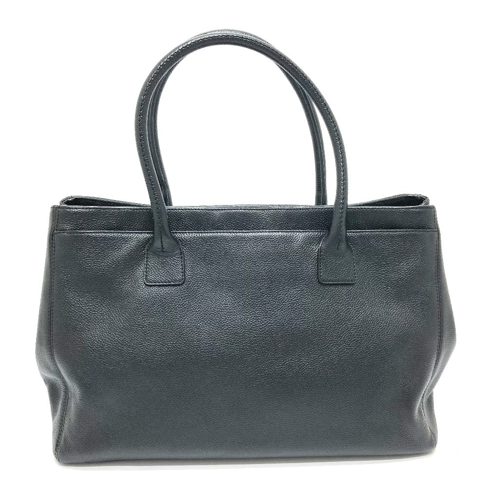 Chanel 30 Leather Black Tote Bag 3