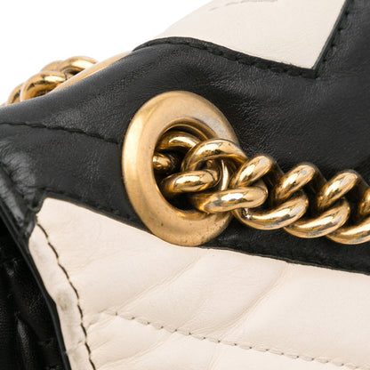 Gucci GG Marmont Bicolor Matelassé Leather