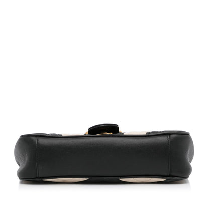 Gucci GG Marmont Bicolor Matelassé Leather