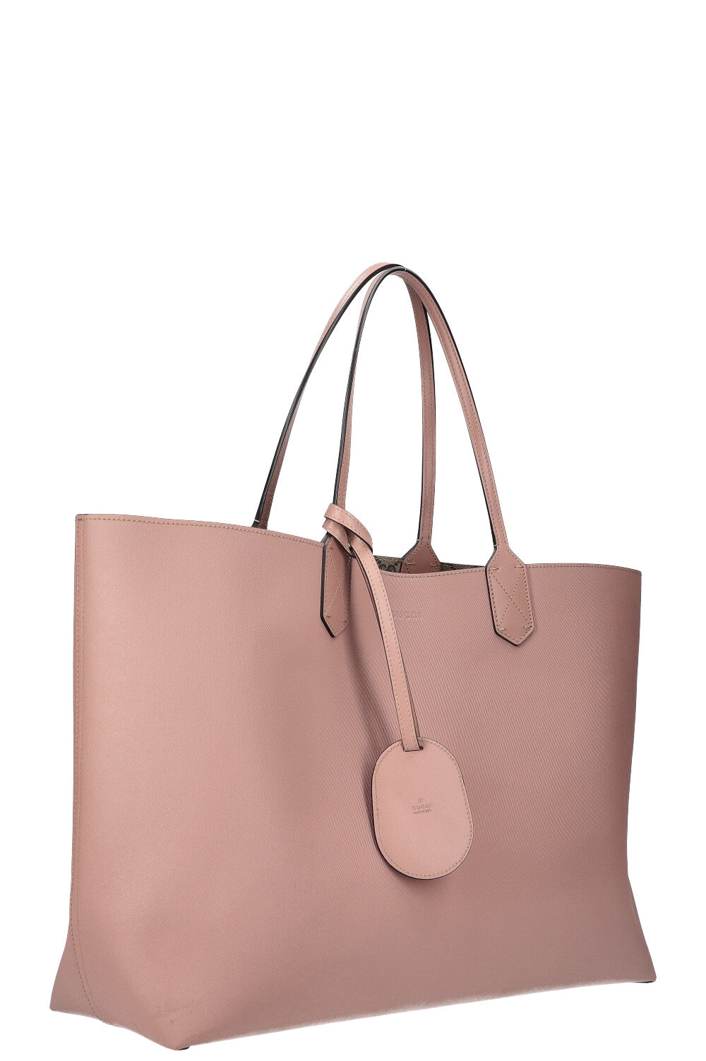 GUCCI GG Supreme Reversible Tote Bag Pink