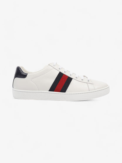 Gucci Ace White / Blue / Red Leather EU 38.5 UK 5.5
