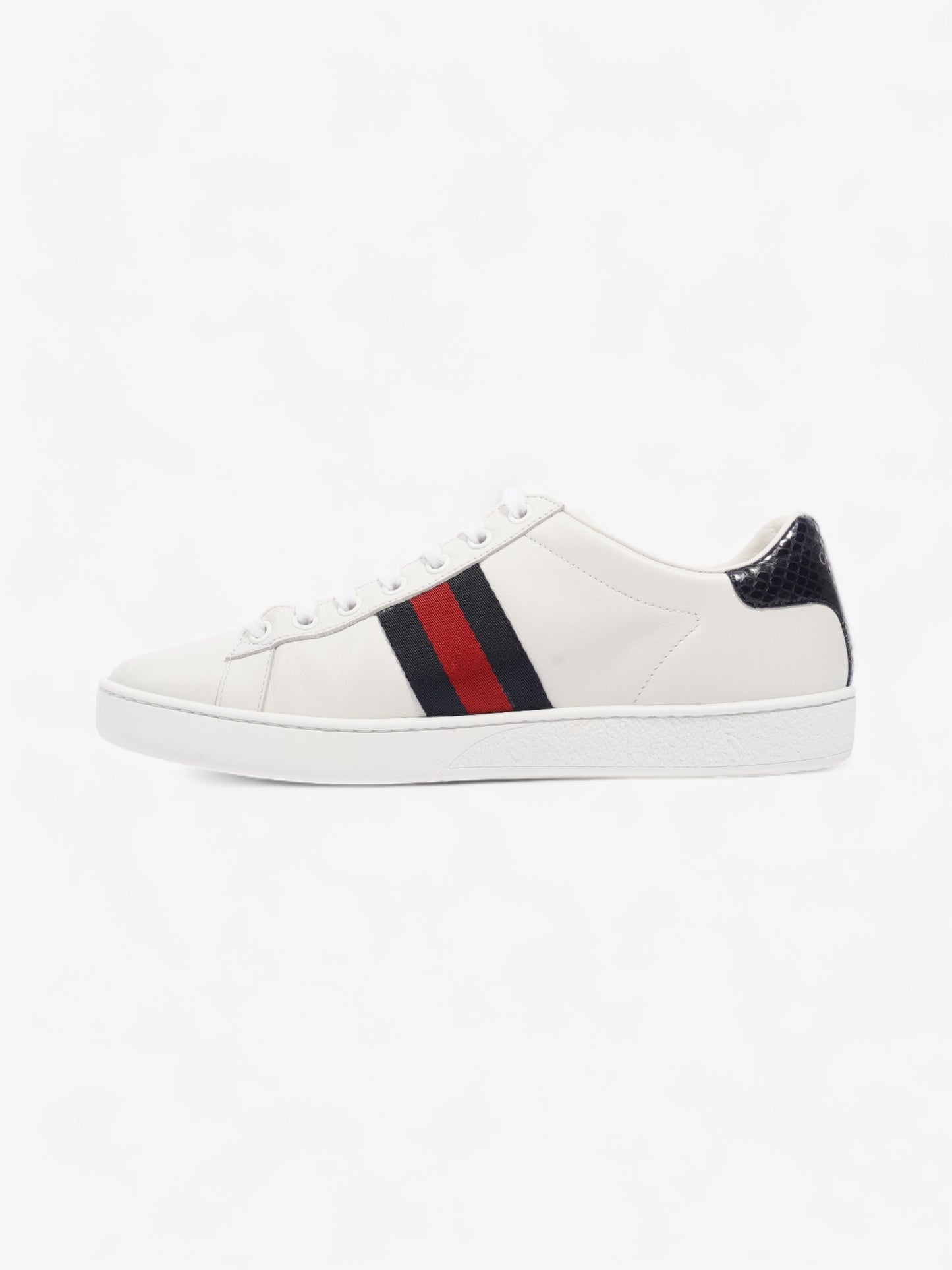 Gucci Ace White / Blue / Red Leather EU 38.5 UK 5.5