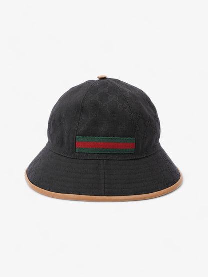 Gucci GG Sport Bucket Hat Black Canvas M