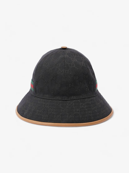 Gucci GG Sport Bucket Hat Black Canvas M