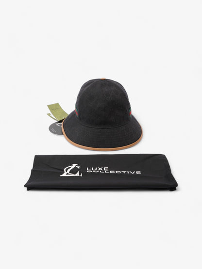 Gucci GG Sport Bucket Hat Black Canvas M