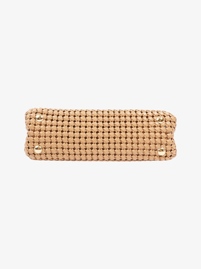 Fendi Peekaboo Tan Leather Medium