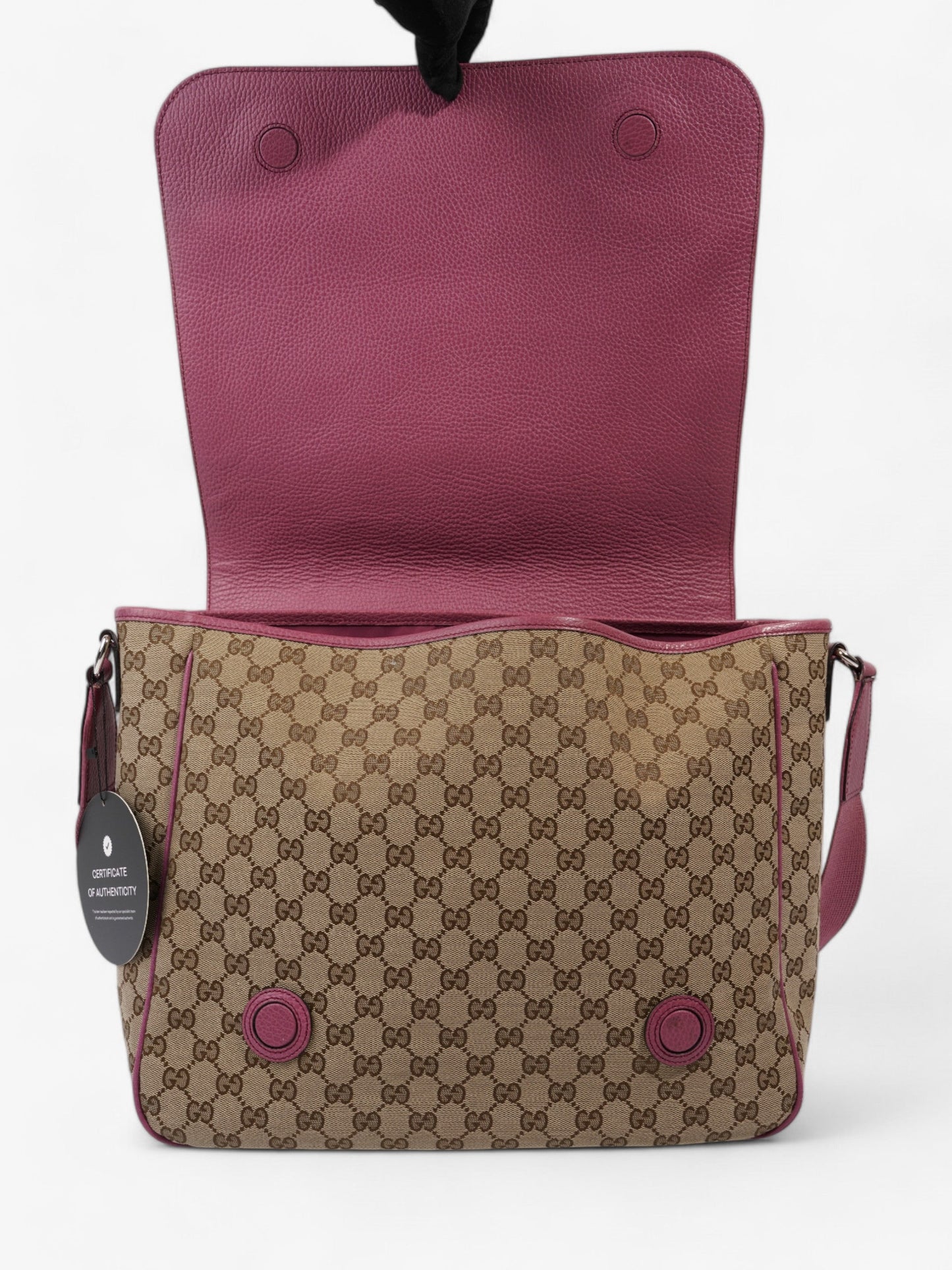 Gucci Changing Bag GG Supreme / Pink Canvas