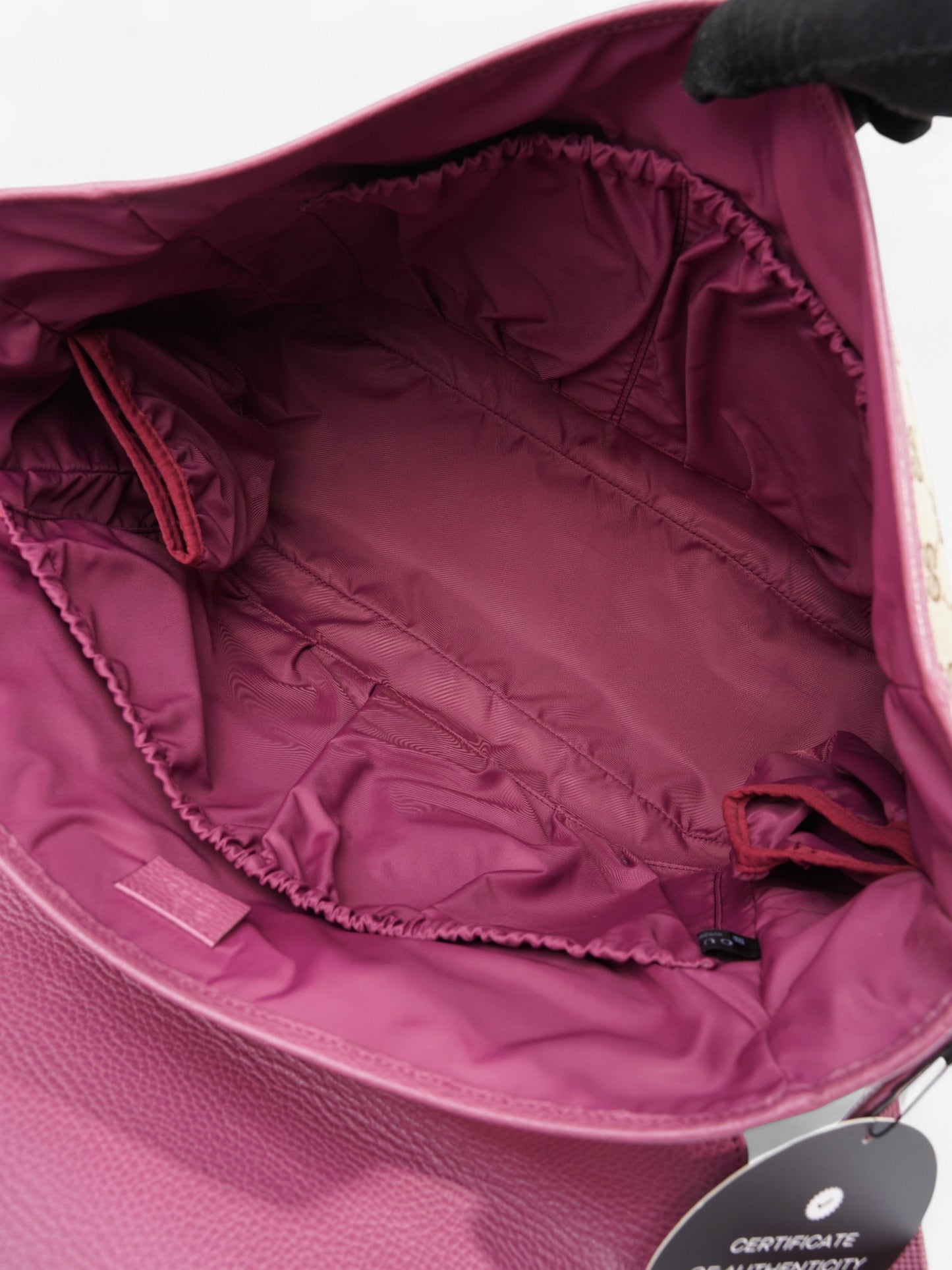 Gucci Changing Bag GG Supreme / Pink Canvas